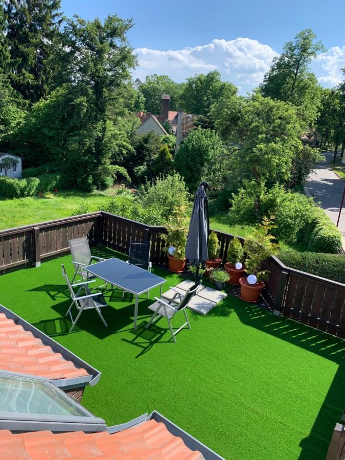 Ferienwohnung Zum Schloss Halbe Eksteriør billede