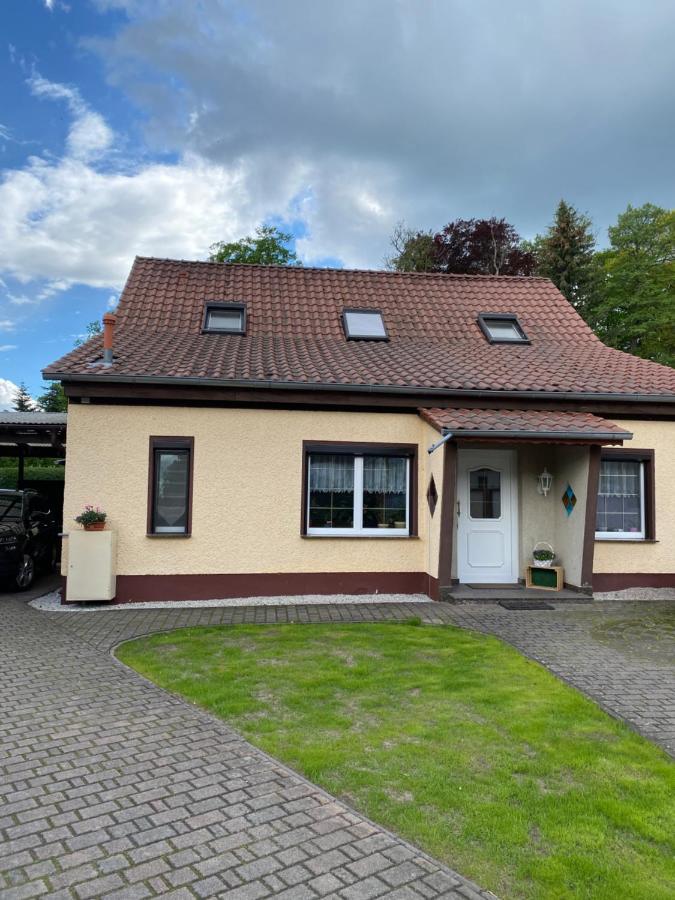 Ferienwohnung Zum Schloss Halbe Eksteriør billede